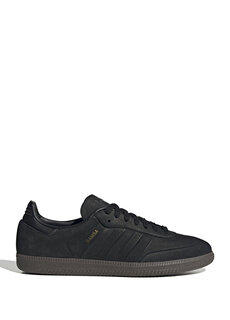 Черные мужские кожаные кроссовки samba Adidas