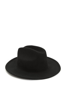 Черная женская шерстяная шляпа Ferruccio Vecchi