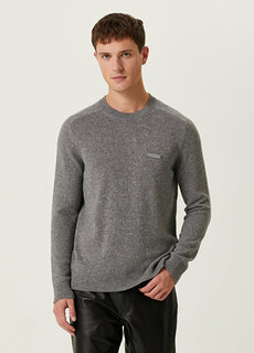 Серый базовый свитер Academia
