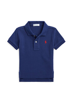 Темно-синяя футболка с воротником-поло Polo Ralph Lauren