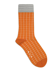 Оранжевые женские носки 6x5