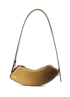 Женская сумка через плечо с золотым логотипом Gcds