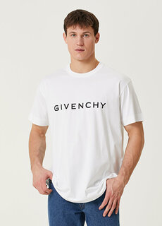 Белая футболка с логотипом archetype оверсайз Givenchy