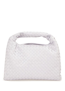 Текстурированная женская кожаная сумка хоп-вязки Bottega Veneta