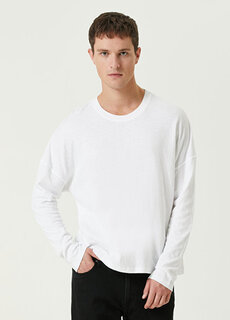 Slycity белая футболка с длинным рукавом American Vintage