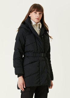 Серое пуховое пальто с капюшоном marlow Canada Goose