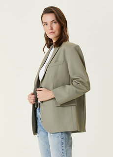 Зеленый шерстяной пиджак Anine Bing
