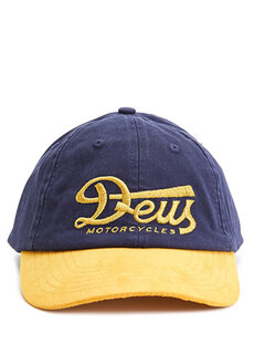 Мужская шляпа с сине-желтым логотипом Deus Ex Machina