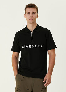 Классическая темно-синяя футболка archetype с воротником-поло Givenchy