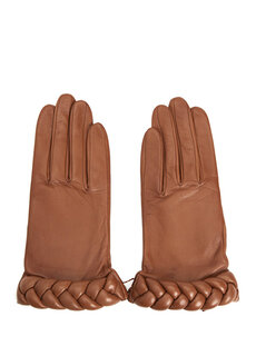 Женские кожаные перчатки newedith tan AGNELLE