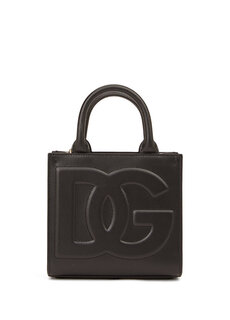 Черная женская кожаная сумка dg daily Dolce&amp;Gabbana