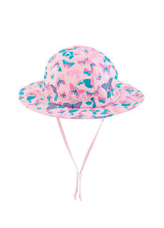 Шляпа для девочки с узором бабочки Stephen Joseph