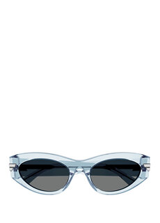 Голубые женские солнцезащитные очки Bottega Veneta