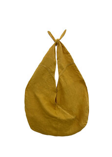 Льняная пляжная сумка camila mango yellow 70x45 см Buldan&apos;s Buldans