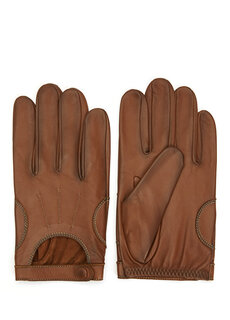 Мужские кожаные перчатки liam tan AGNELLE