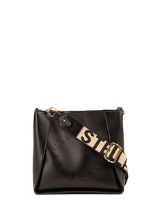 Черная женская сумка с логотипом stella Stella McCartney