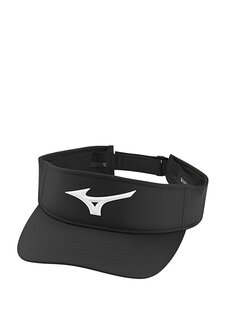 Черная женская спортивная шапка tour elite visor Mizuno