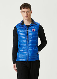 Синий пуховый жилет pbi hybridge lite tech Canada Goose