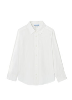 Белая оксфордская рубашка для мальчика Jacadi Paris