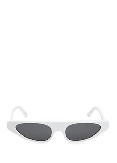 Женские солнцезащитные очки геометрической формы и белого логотипа Dolce&amp;Gabbana