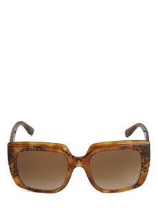 Коричневые женские солнцезащитные очки Dolce&amp;Gabbana