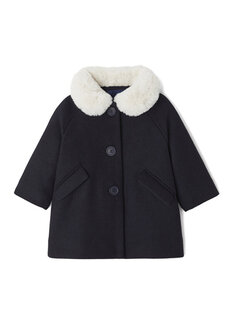 Шерстяное пальто для маленьких девочек Jacadi Paris