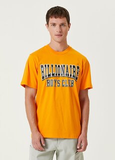 Оранжевая футболка с логотипом Billionaire Boys Club