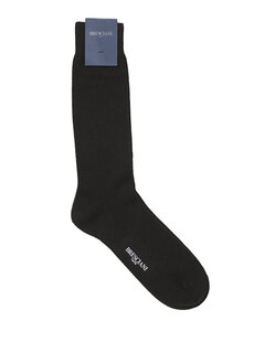 Черные мужские кашемировые носки Bresciani