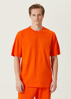 Оранжевая футболка из органического хлопка Les Benjamins