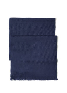 Мужской шерстяной шарф темно-синего цвета Pal Zileri