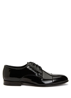 Черные мужские кожаные туфли-смокинги Beymen