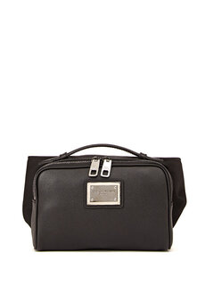 Черная мужская поясная сумка с логотипом Dolce&amp;Gabbana