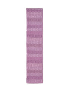 Фиолетовый женский шерстяной шарф с логотипом Loewe