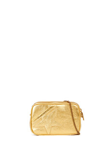 Женская кожаная сумка через плечо mini star gold Golden Goose