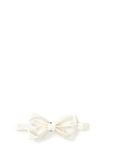 Белый шелковый галстук-бабочка Dolce&amp;Gabbana