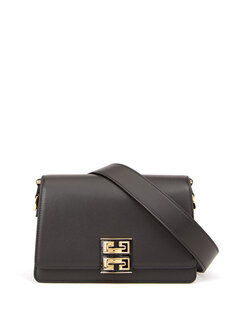Черная женская кожаная сумка среднего размера 4g Givenchy