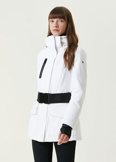 Белая лыжная куртка haley Goldbergh