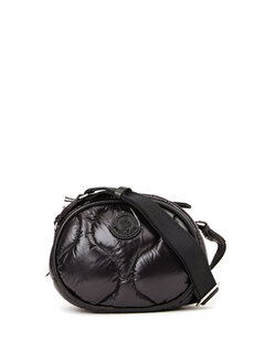 Женская сумка с черным логотипом Moncler