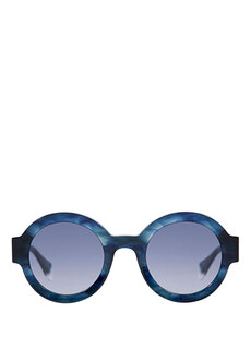Vanguard laura 6454 3 синие круглые женские солнцезащитные очки Gigi Studios