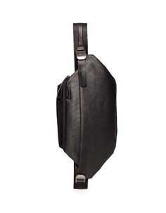 Черный - Рюкзак на одно плечо из холщовой ткани с покрытием Isarau Côte&amp;Ciel, черный Côte&Ciel