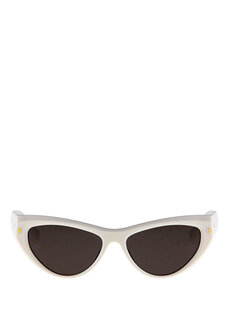 Белые женские солнцезащитные очки burcu esmersoy x hermossa hm 1588 c 4 cat eye Hermossa