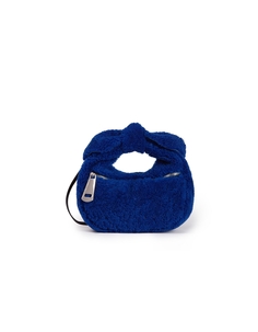 Мини-сумка из овчины Roberta Gandolfi, синий