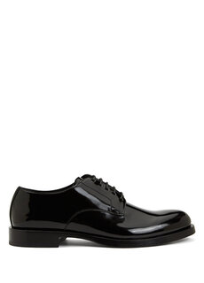 Черные кожаные туфли под смокинг Dolce&amp;Gabbana
