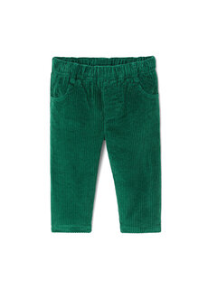 Зеленые вельветовые брюки для маленьких мальчиков tere Jacadi Paris