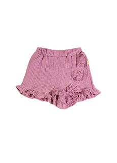 Муслиновая юбка-шорты цвета фуксии для девочек Miela Kids