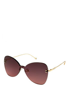 Hm 1354 c 4 золотые женские солнцезащитные очки с геометрическим рисунком Hermossa