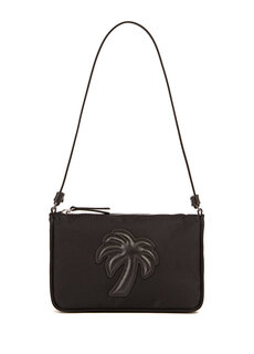 Зеленая женская сумка через плечо с нашивкой-логотипом Palm Angels