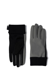Черные серые мужские перчатки Rains