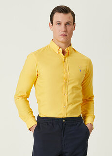 Желтая рубашка Polo Ralph Lauren