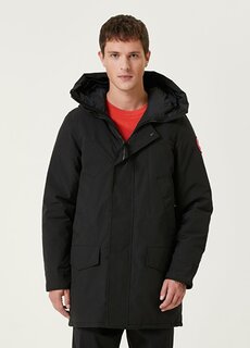 Черная куртка с капюшоном langford Canada Goose